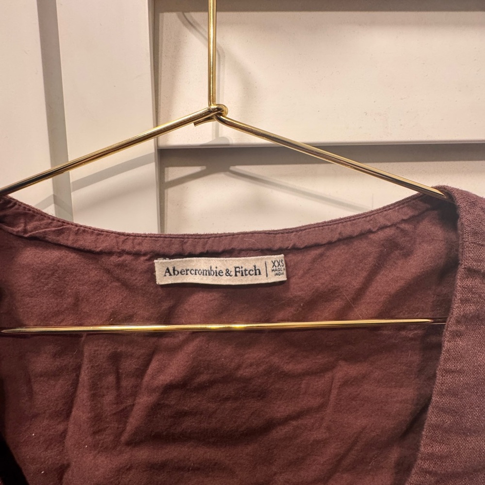 Abercrombie & Fitch Burgundy Blouse
